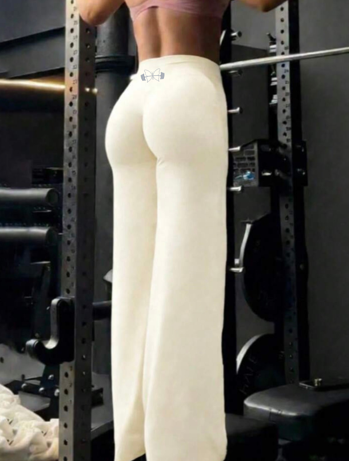 Apricot Wide Leg Yoga Pants